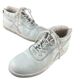 Vintage TRAVEL‎ FOX 9037B-07 Leather Hi Top Fashion Sneakers Circa '80s